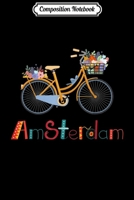 Composition Notebook: Amsterdam Bike Bicycle City Retro Cycling Gift Journal/Notebook Blank Lined Ruled 6x9 100 Pages 1709861908 Book Cover