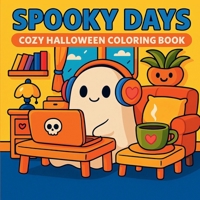 Spooky Days: Cozy Halloween Coloring Book for Adults and Teens:40 Fun & Relaxing Halloween Coloring Image with Cute Ghosts, Pumpkins, Cozy Scenes & Spooky Vibes Perfect Holiday Gift B0FPDF9KR6 Book Cover