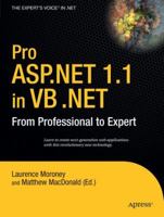 Pro ASP.Net 1.1 in VB .Net: From Professional to Expert 1590593529 Book Cover