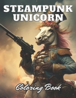 Steampunk Unicorn Coloring Book: High Quality +100 Adorable Designs B0CTYMZMHC Book Cover