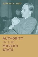 Authority in the modern state B0006BV976 Book Cover