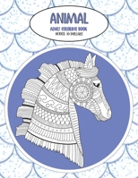 Adult Coloring Book - Under 10 Dollars - Animal B08TYXNP5J Book Cover