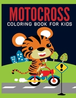 Motocross Coloring Book For Kids: Motocross Madness Gray scale Coloring Book for Kids : 30 coloring pages of motocross, motorcycles, dirt bikes, racing, motocross stunts and more 1672671701 Book Cover