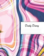 Daily Diary: Blank 2020 Journal Entry Writing Paper for Each Day of the Year | Pink Purple Marble Design Pattern Colors | January 20 - December 20 | ... Your Life, Set Goals & Get Things Done 1676778888 Book Cover