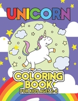 Unicorn Coloring Book for Kids Ages 2-4: Unique Unicorns Design for Preschool Kindergarten Students 1695516729 Book Cover