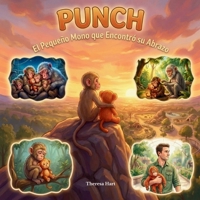 Punch: El Pequeño Mono que Encontró un Abrazo: Una historia real de valentía, consuelo y el poder de un abrazo (Spanish Edition) B0GWXB7V18 Book Cover
