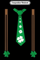 Composition Notebook: Shamrock Bow-Tie & Suspender Irish St Patricks Day Journal/Notebook Blank Lined Ruled 6x9 100 Pages 1661667910 Book Cover