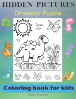 Hidden Pictures: Dinosaur Puzzle-Coloring book for kids 3-5 years B08Z33R1Z6 Book Cover