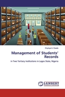Management of Students' Records B08MSQTG33 Book Cover