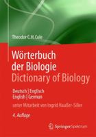 Worterbuch Der Biologie: Englisch-Deutsch Deutsch-Englisch 3642553273 Book Cover