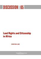 Land Rights and Citizenship in Africa 9171067051 Book Cover