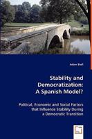 Stability and Democratization: A Spanish Model? 3639040252 Book Cover
