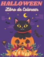 Halloween Libro de Colorear: Halloween para colorear para ni�os a partir de 4 a�os - Libro de actividades para ni�os B08KSJQRKB Book Cover