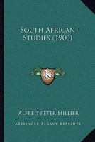South African Studies 1165797798 Book Cover