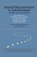 Internal Reconstruction in Indo-European: Methods, Results, and Problems 8763507854 Book Cover