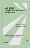 Multiple Correspondence Analysis 1412968976 Book Cover