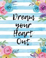 Dream Your Heart Out: Keep Track of Daily Requests, Praise Journal: Prompted Fill In Your Prayers And Thank God Scripture Verses, Sermon Notes and Bible Study Diary To Write Things In. 1078114676 Book Cover