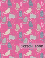 Sketch book Cats: for Kids DrawingBlank Paper for DrawingDrawing pad for Kids & Girls Children Sketchbook for Drawing PracticeLarge Doodling & WritingComicColoring Gift For Cat Lovers & Adults Relaxat 1677014695 Book Cover