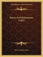 Bacon and Shakespeare 9390294320 Book Cover