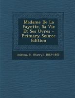 Madame de La Fayette 102202129X Book Cover