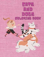 cats and dogs coloring book: wonderful dogs.cute cats.dogs coloring.cats coloring.draw and learn words and letters.new 2021.for the age of 6_14 years B0942MLNTL Book Cover