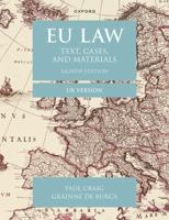 EU Law: Text, Cases, and Materials UK Version 0198915489 Book Cover