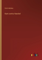 Kant Contra Haeckel 1147652449 Book Cover