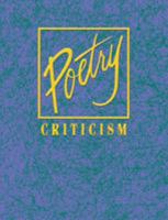 Poetry Criticism, Volume 51 0787669539 Book Cover