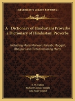 Dictionary of Hindustani Proverbs 1017803447 Book Cover