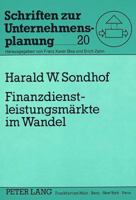 Finanzdienstleistungsmaerkte Im Wandel: Eine Industrieoekonomische Branchenanalyse Fuer Strategische Zwecke 3631428065 Book Cover