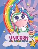 Unicorn Coloring Book: For kids ages 4-8 A children’s coloring book and unicorn pages for 4-8 year old kids B08TWFH153 Book Cover