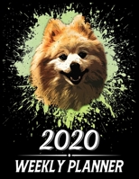 2020 Weekly Planner: Weekly & Monthly 2020 Planner Jan 1 2020 to Dec 31 2020 With Month, Week Views, 1 Year Planner + Important Holiday Dates, Pomeranian Dog Cover 1676337121 Book Cover