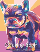 Animal, Beautiful Animal Portraits To Color, De-Stress And Relaxing Abstract Patterns, Coloring Book For Adult Coloring, Seniors And Beginners B09TDT58WW Book Cover