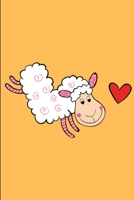 I Love Sheep: Lined Notebook Journal - For Sheep Lovers Animal Enthusiasts - Novelty Themed Gifts 1695335287 Book Cover