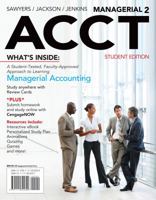 Managerial Acct2 (with Cengagenow with eBook Printed Access Card) 1111822697 Book Cover