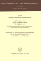 Grundlagen Zur Berechnung Der Schwingfestigkeit Bei Mehrachsiger Beanspruchung Ohne Phasenverschiebung 353102812X Book Cover