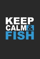 Keep Calm & Fish: Gran Calendario Para Cada Pescador Y Peque�o Disc�pulo. Ideal Para Introducir Sus Fechas De Pesca 1655210513 Book Cover