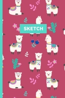 Sketch: A Magical Unicorn Sketch Book for fans of Cupcakes, Doodles, Llamas, Caticorns and Rainbows A Fun Art book for Elementary, Middle School and High School Girls 1676546707 Book Cover