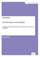 Die Messung Von Gesundheit 3838633083 Book Cover