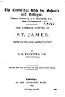 The General Epistle Of St. James: With Notes And Introduction 3337728952 Book Cover