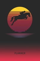 Planner: Honey Bee 2 Year Weekly Planning Organizer 2020 - 2021 Retro Vintage Vaporwave Sunset Cover January 20 - December 21 Writing Notebook Productive Datebook Calendar Schedule Plan Days, Set Goal 1702350312 Book Cover