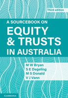 A Sourcebook on Equity and Trusts in Australia 1009073915 Book Cover
