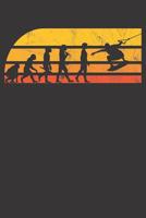 Notebook: Dot Grid Dotted 6x9 120 Pages Wakeboarding Funny Wakeboarder Evolution Gift 1082190950 Book Cover
