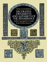 Decorative Ornaments and Alphabets of the Renaissance (Dover Pictorial Archive Series) 0486266052 Book Cover