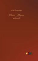 A History of Rome: Volume 1 3752304715 Book Cover