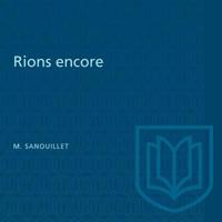 Rions encore 1487582412 Book Cover