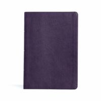 KJV Large Print Thinline Bible, Plum LeatherTouch 1087782791 Book Cover