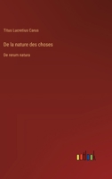 De la nature des choses: De rerum natura 338503177X Book Cover