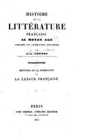 Histoire de la Litt�rature Fran�aise Au Moyen �ge Compar�e Aux Litt�ratures �trang�res 2329381034 Book Cover