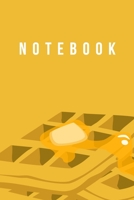 Notebook: 6x9 Lined Waffle Notebook/Journal Funny Gift Idea For Waffle Lovers 1709914068 Book Cover